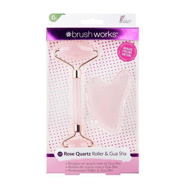 'Rose Quartz Resin' Gua Sha, Skin Roller