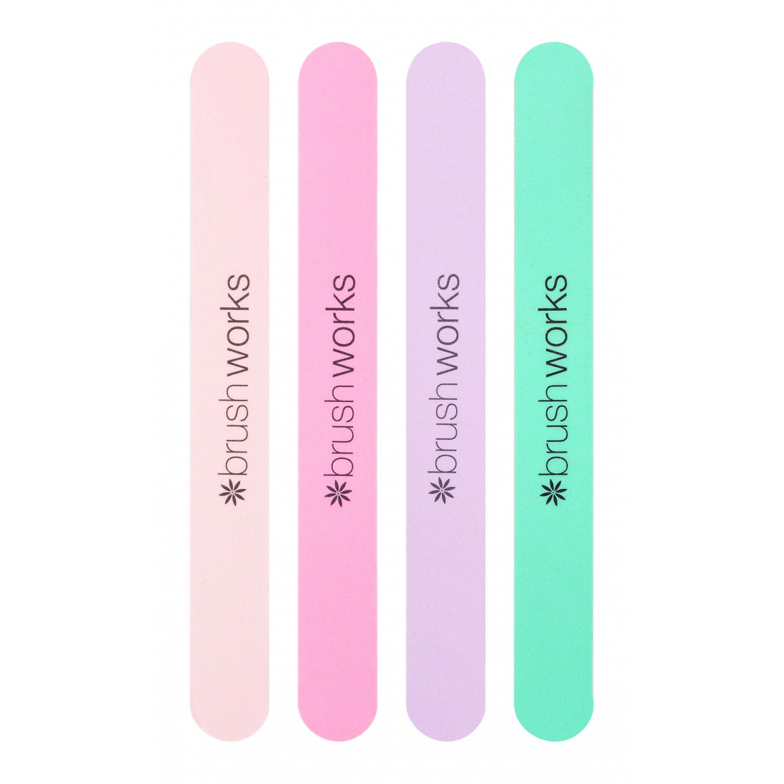 'Pastel Coloured' Nail File - 4 Pieces