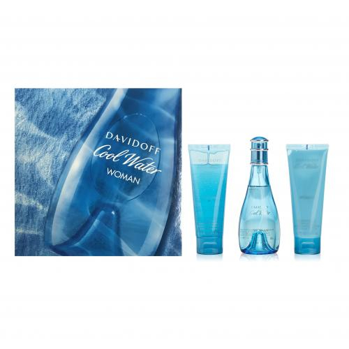 'Cool Water Woman' Perfume Set - 3 Pieces
