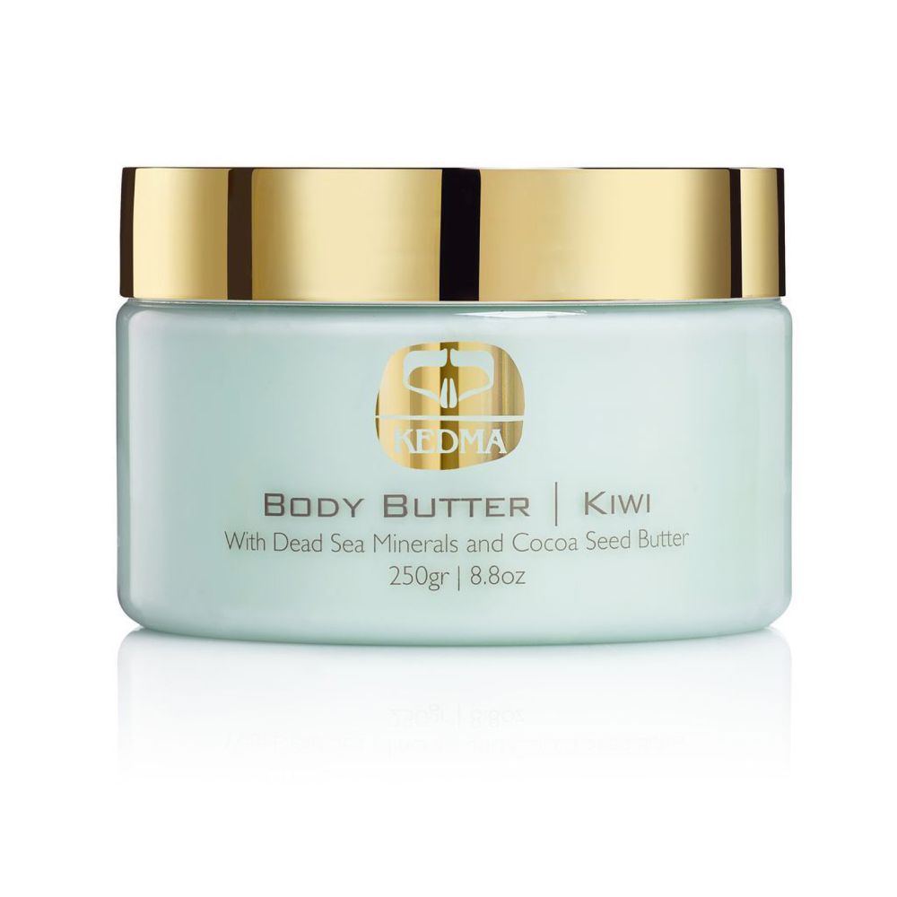 'Dead Sea Minerals & Cocoa Seed Butter Kiwi' Body Butter - 250 g