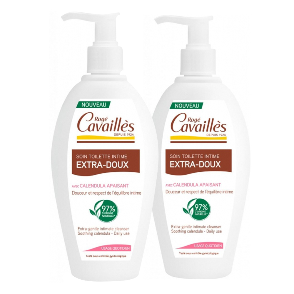 'Extra-Doux' Intimate Cleansing Gel - 250 ml, 2 Pieces