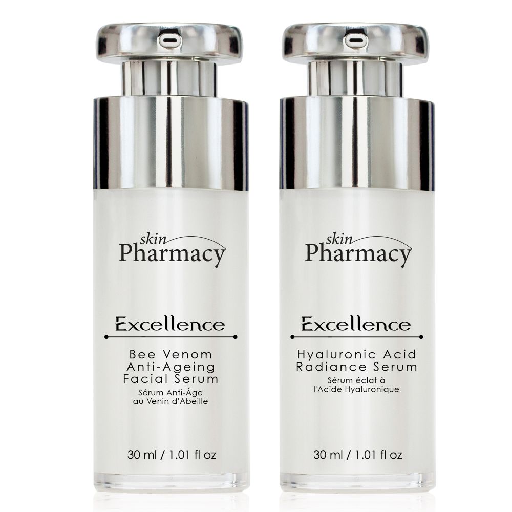 'Excellence Bee Venom Anti-Ageing + Excellence Hyaluronic Acid' SkinCare Set - 2 Units