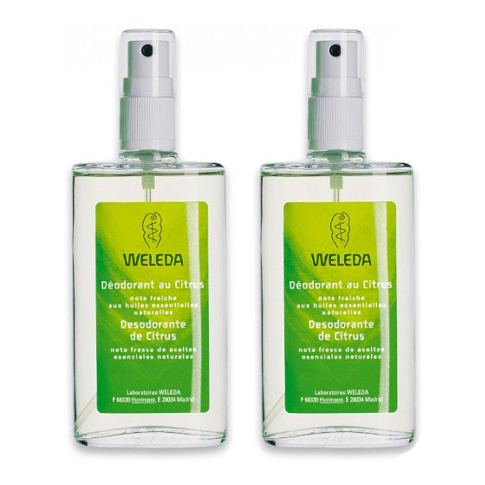'Déodorant Spray au Citrus DUO' - 100 ml, 2 Unités