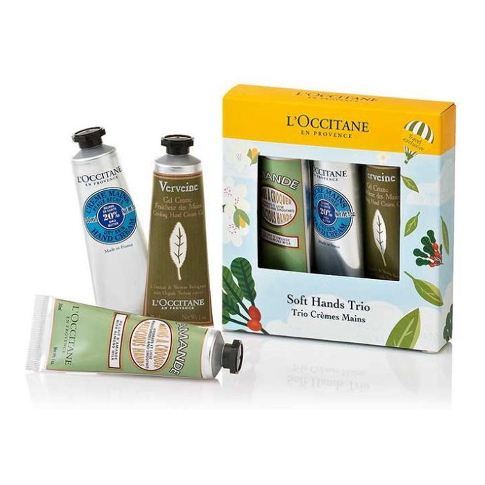 'Shea Butter, Verbena & Almond' Hand Care Set - 3 Pieces