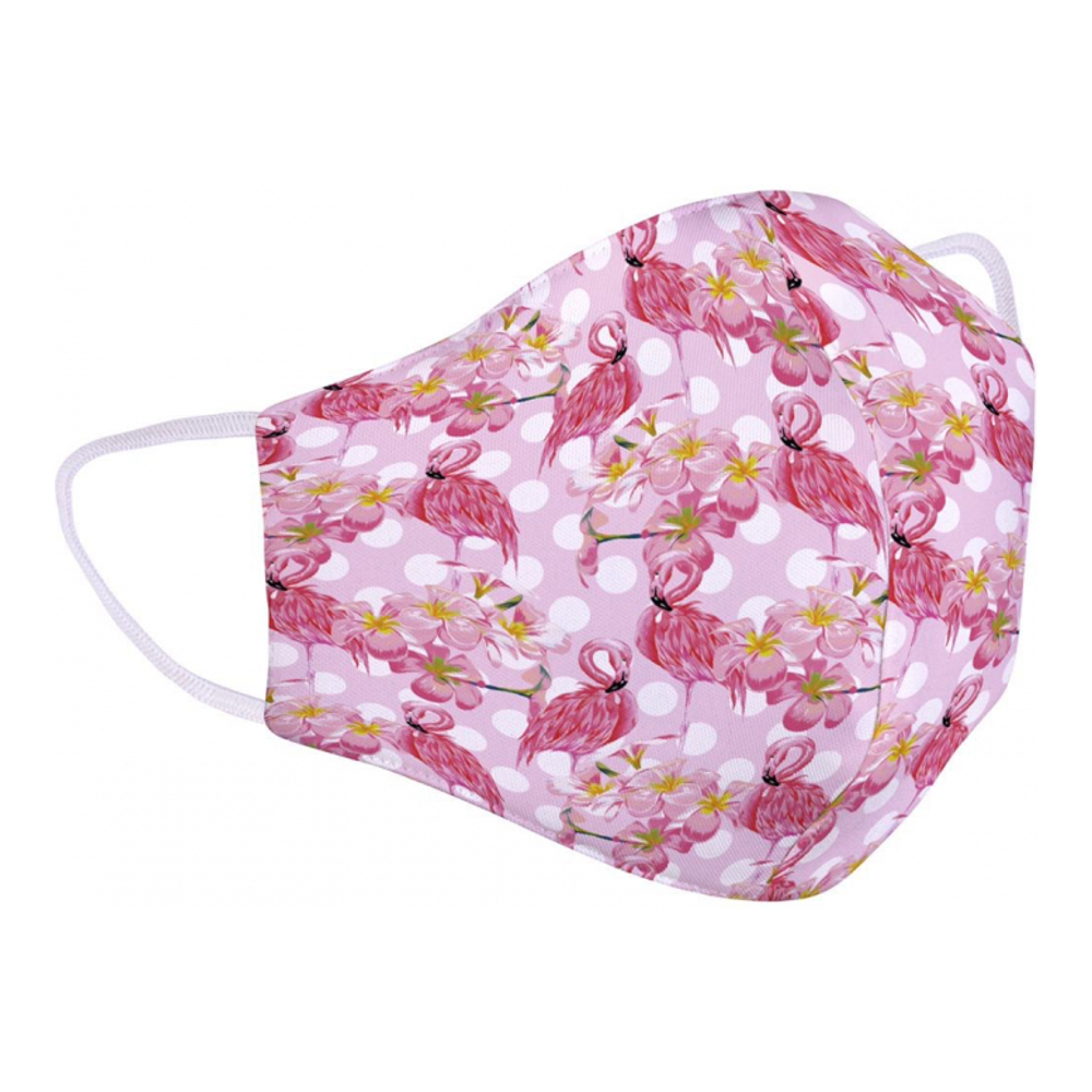 Masque de protection 'Doodle' - Flamingos