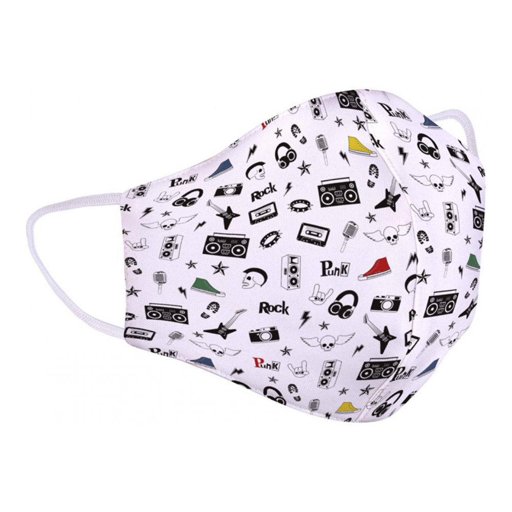 Masque de protection 'Doodle' - 80's Rock