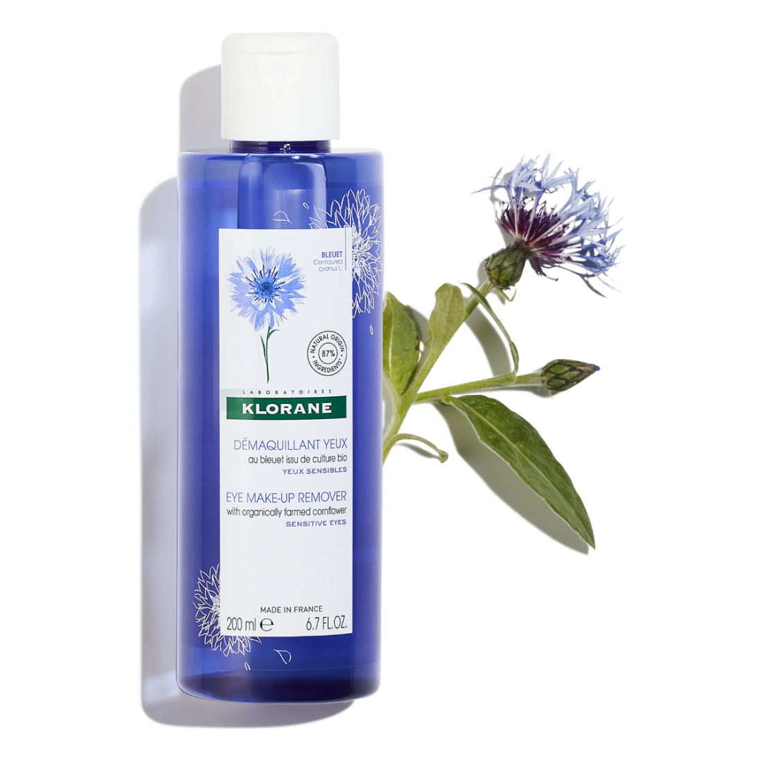 'Au Bleuet BIO' Eye Makeup Remover - 200 ml, 2 Pieces