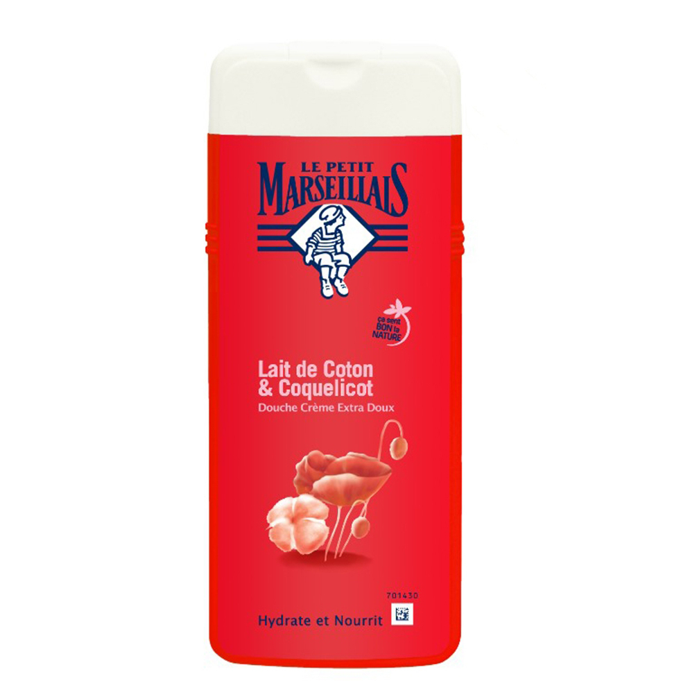 'Lait de Coton et Coquelicot' Shower Gel - 400 ml