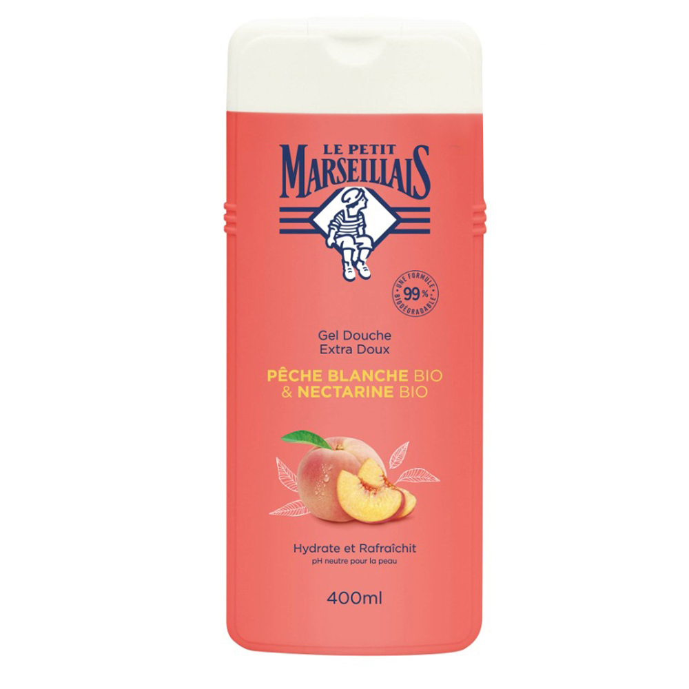 'Pêche Blanche & Nectarine' Shower Gel - 400 ml