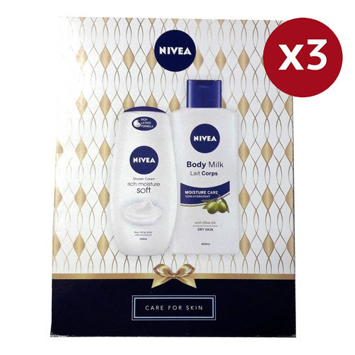 'Care for Skin' Body Care Set - 400 ml, 3 Pack