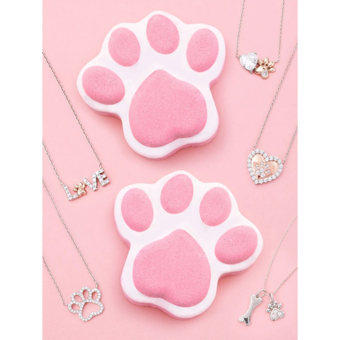 Women's 'Paw' Bath Bomb Set - 100 g