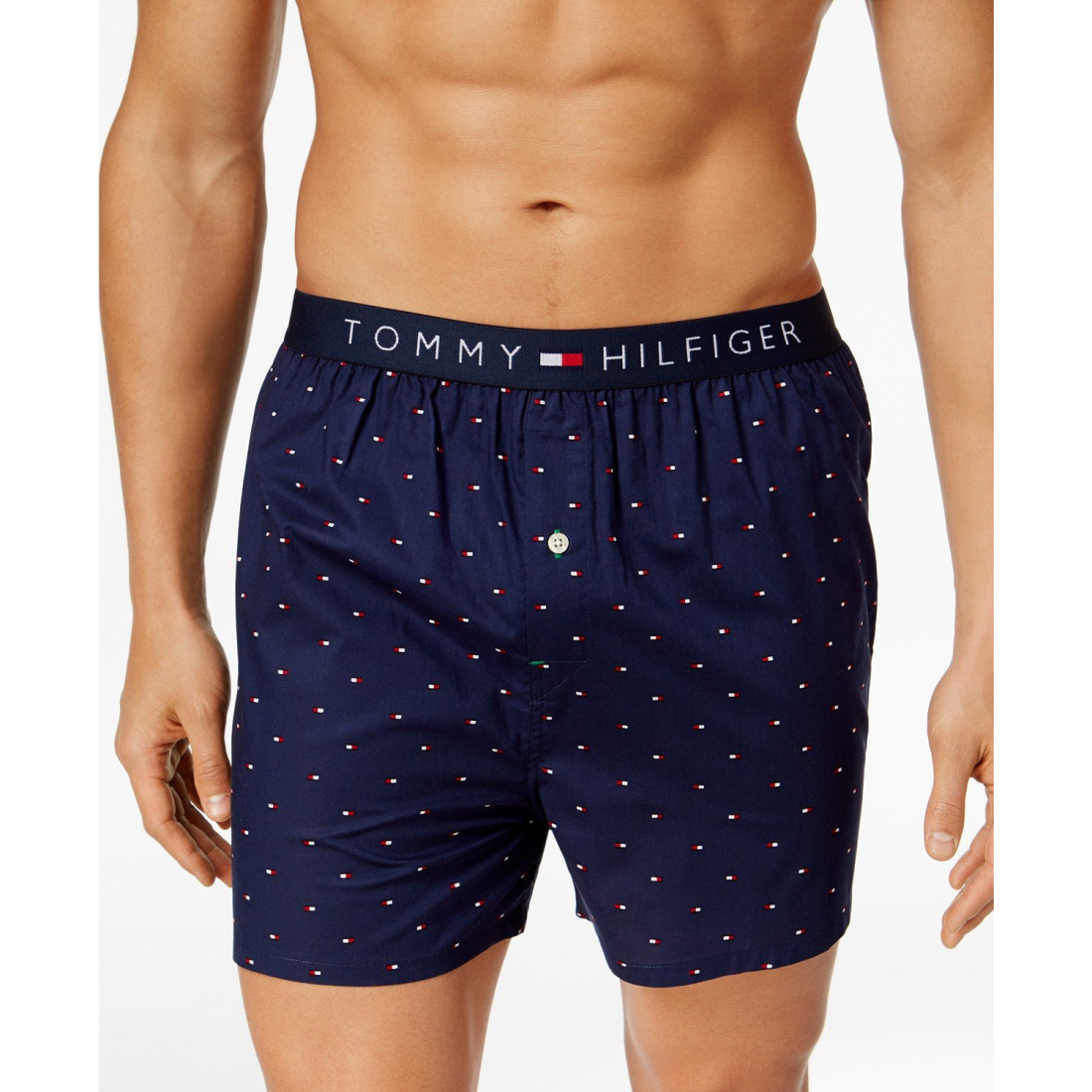 'Flag Logo Printed Cotton Boxers' für Herren