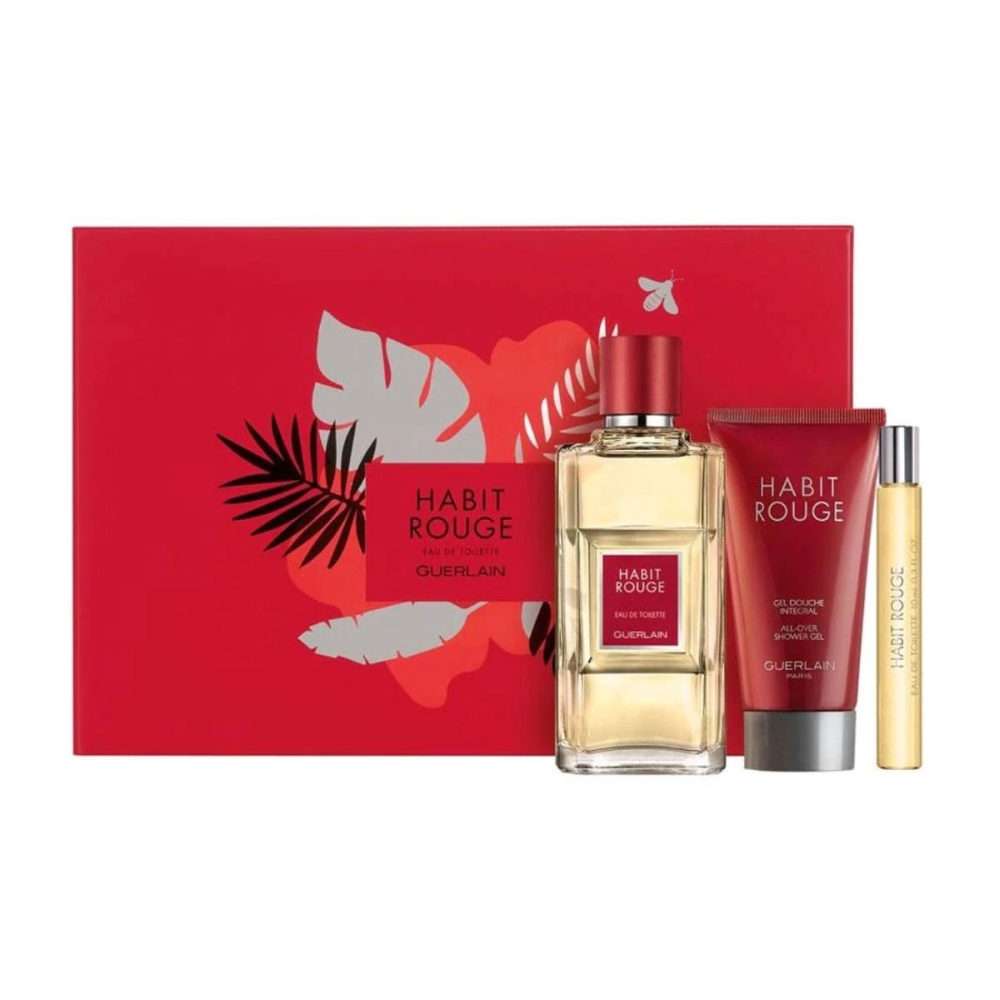 'Habit Rouge' Coffret de parfum - 3 Pièces