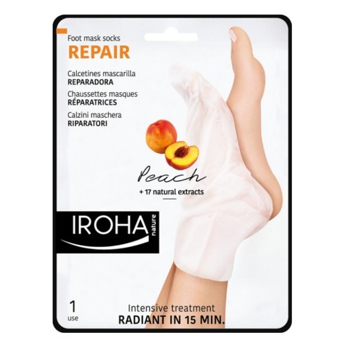 'Peach & Shea Butter Repairing' Foot Mask - 9 ml