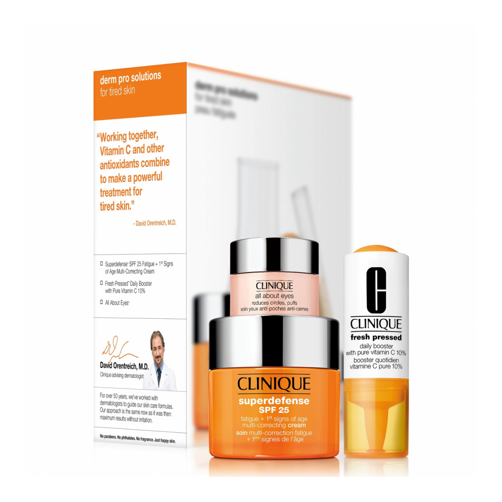 'Superdefense' Coffret de soins de la peau - 3 Pièces