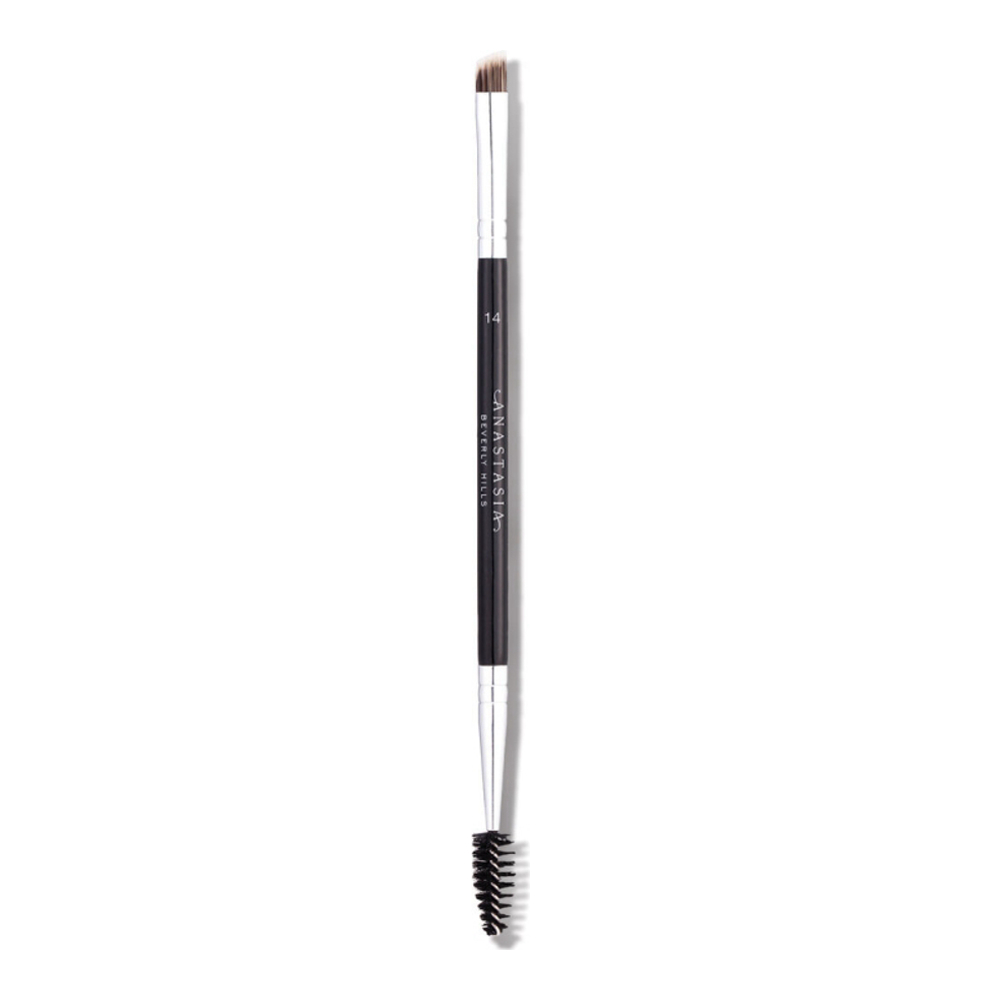 'Dual-Ended Firm Detail Eyebrow' Make Up Pinsel - A14