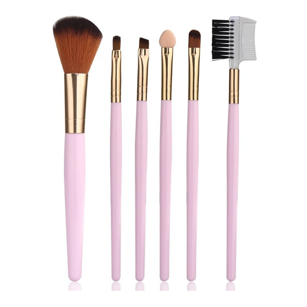 Make-up Brush Set - 6 Pieces