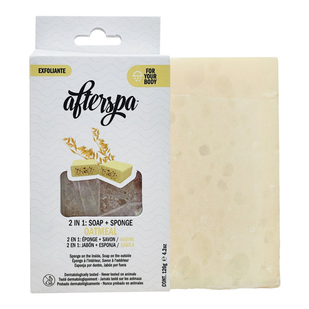 'Bath & Shower' Soap Sponge - Oatmeal