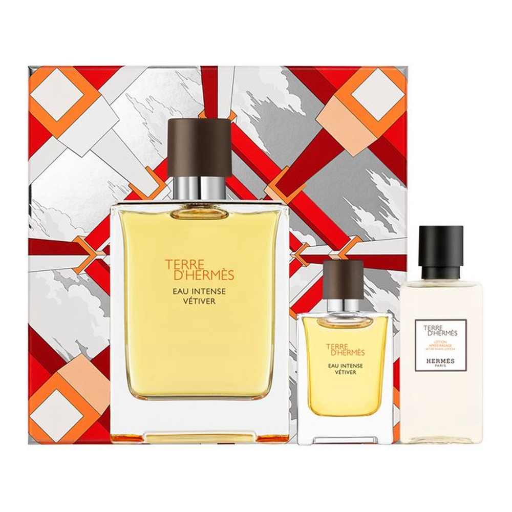 'Terre d'Hermès Eau Intense Vétiver' Coffret de parfum - 3 Pièces
