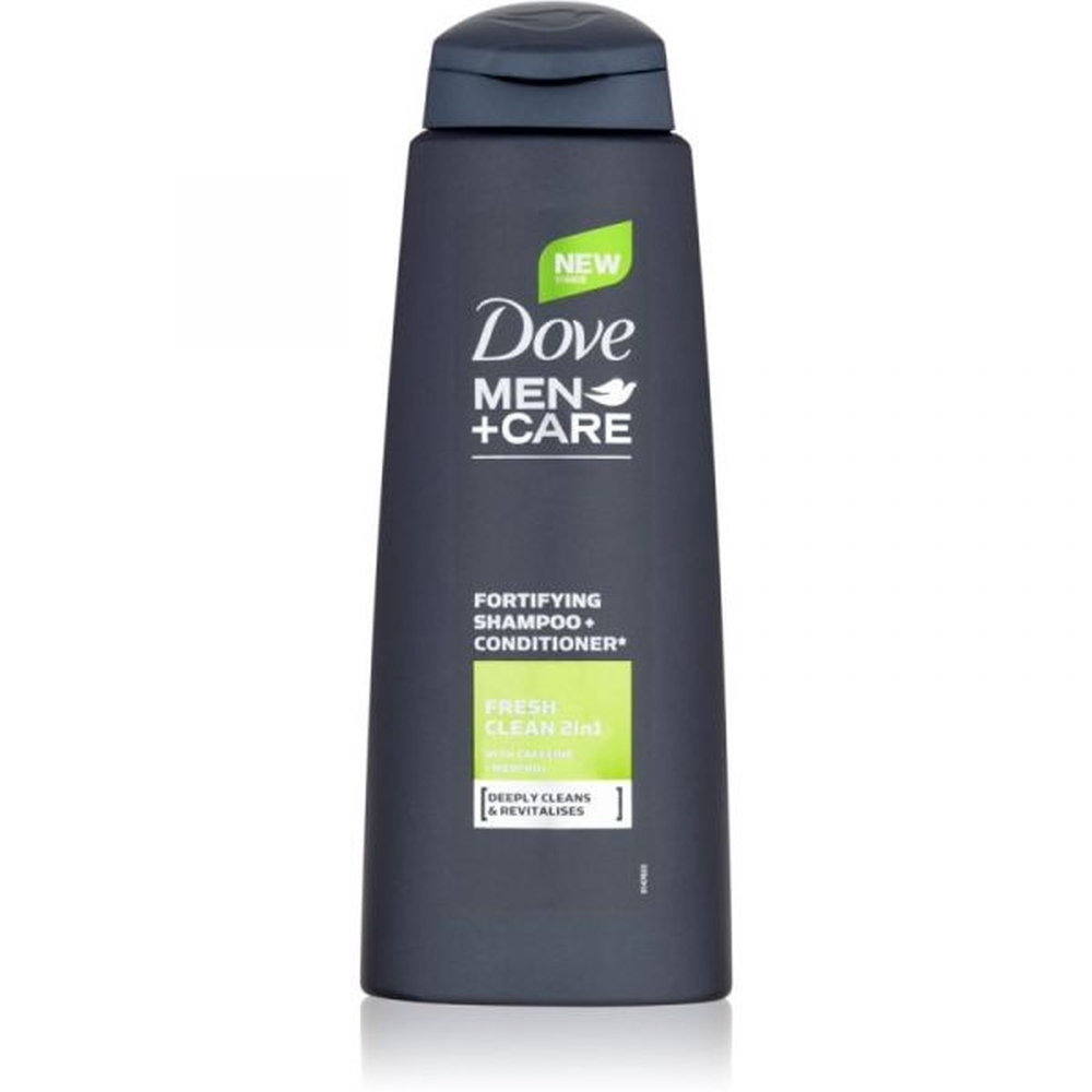 Shampoing & Après-shampoing 'Men + Care Fresh Clean 2 In 1' - Caffeine & Menthol 400 ml