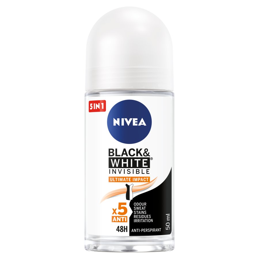 'Black & White Invisible Ultimate Impact' Roll-On Deodorant - 150 ml