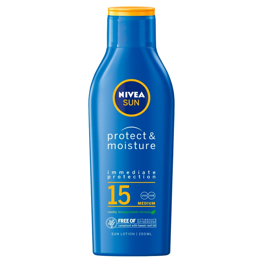 Lotion de protection solaire 'Sun Protect & Moisture Spf15' - 200 ml