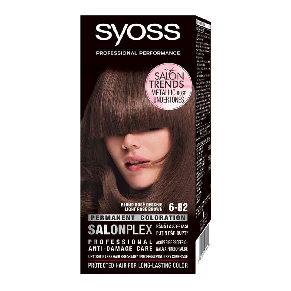 'SalonPlex Permanent' Hair Dye - 6-82 Light Rose Brown