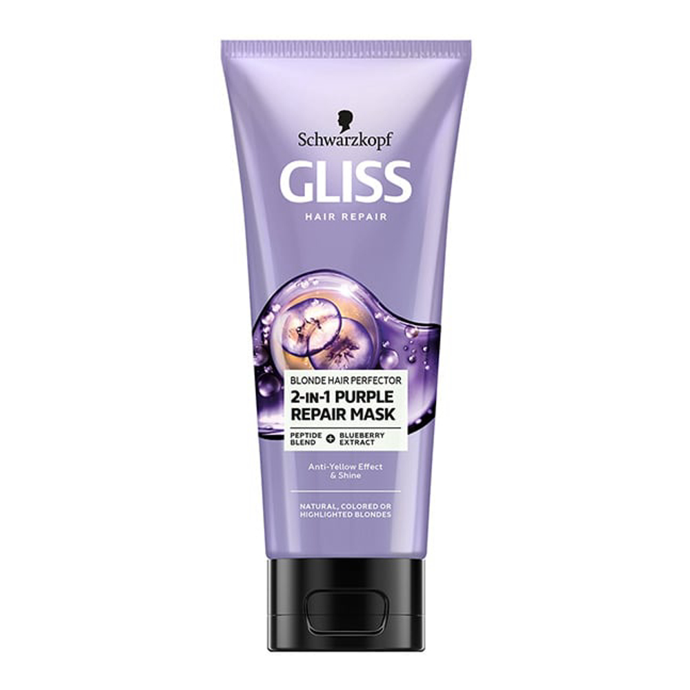 Masque capillaire 'Blonde Hair Perfector 2-in-1 Purple Repair' - 200 ml