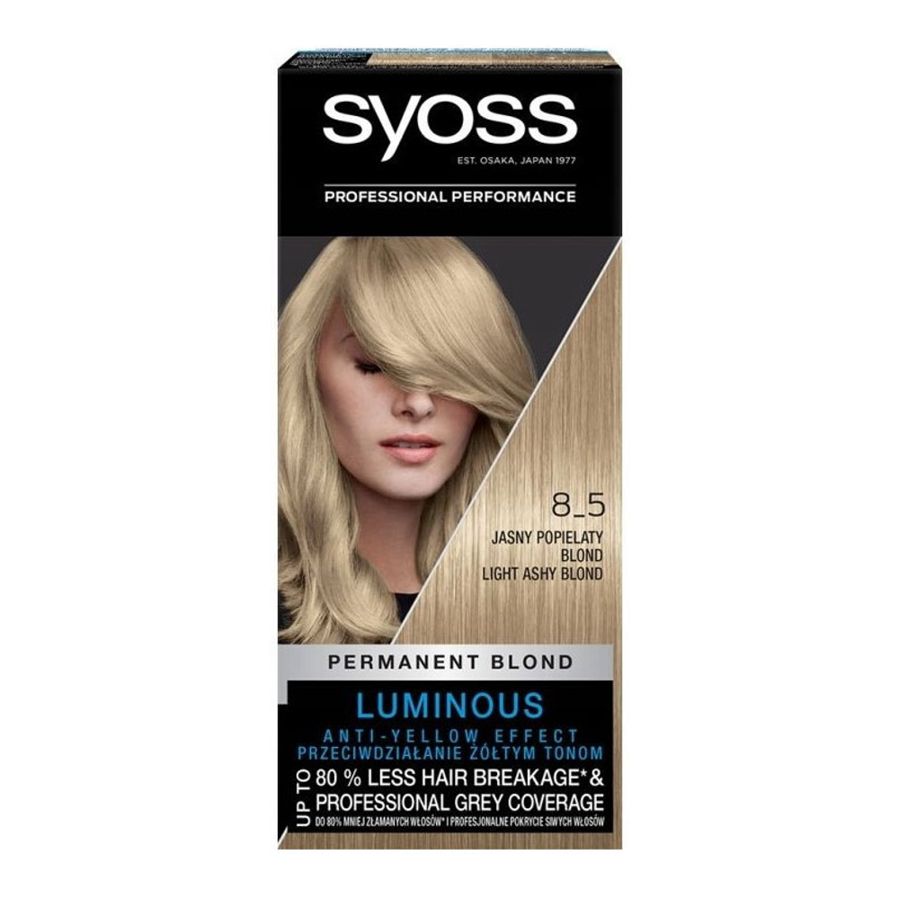 'Permanent' Hair Dye - 8.5 Light Ashy Blonde