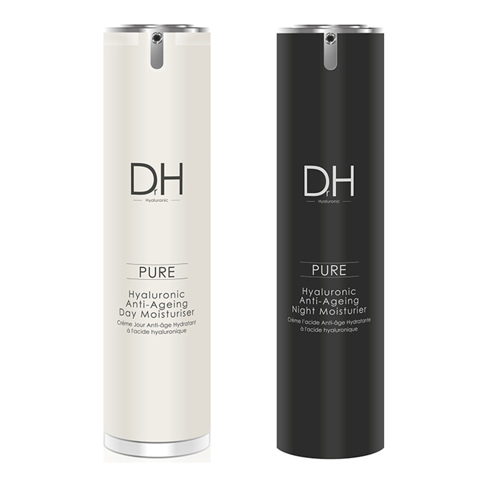 'Hyaluronic Acid Day & Night' Anti-Aging Cream - 50 ml, 2 Pieces