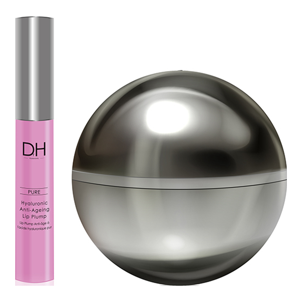 'Hyaluronic Acid' Body Cream, Lip Plumper - 2 Pieces