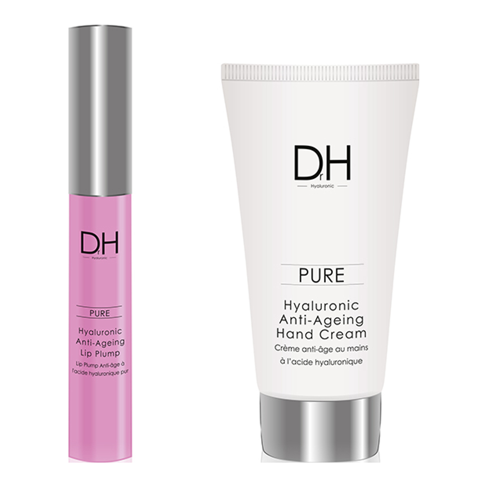 'Hyaluronic Acid' Hand Cream, Lip Plumper - 2 Pieces
