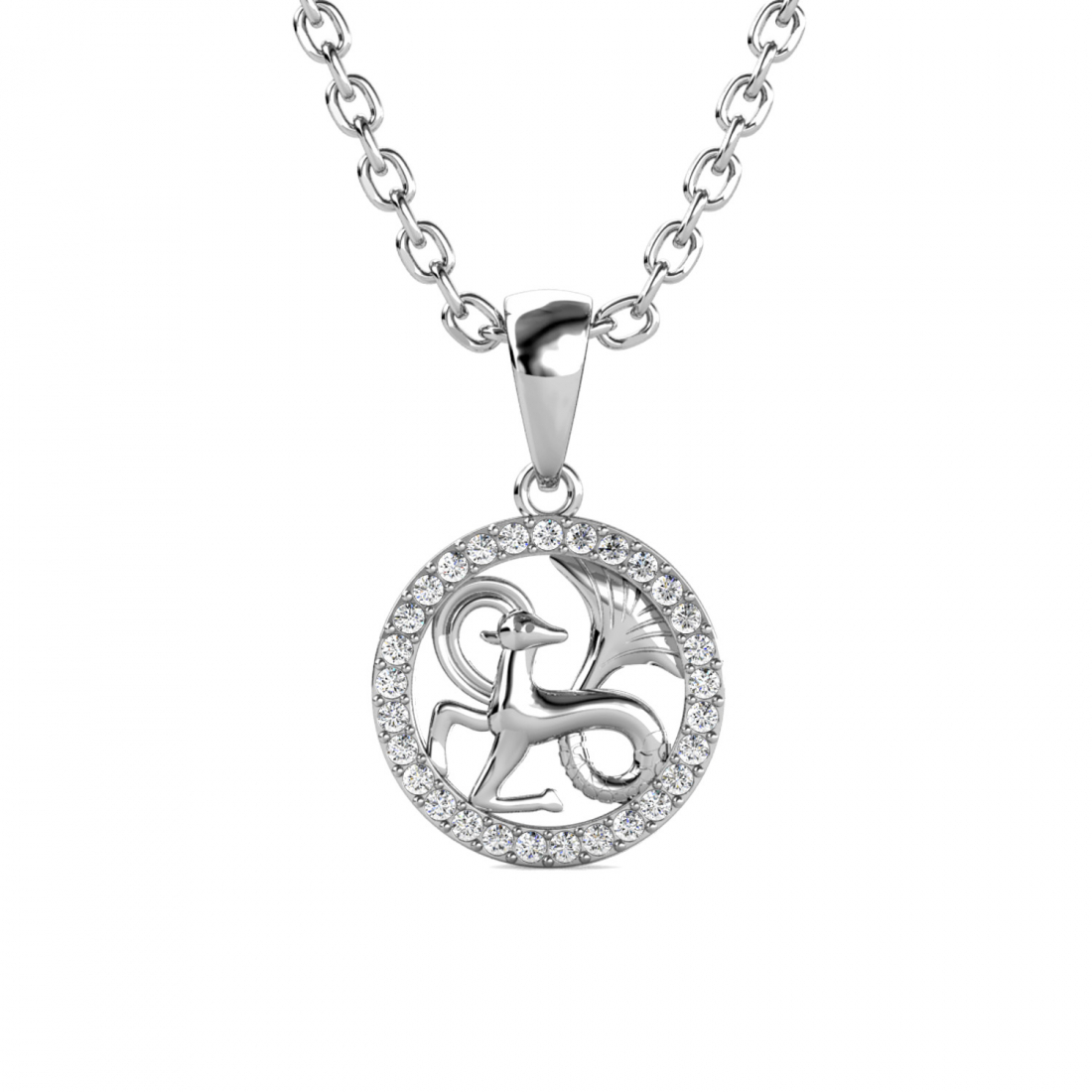 Women's 'Circlet Capricorn' Pendant