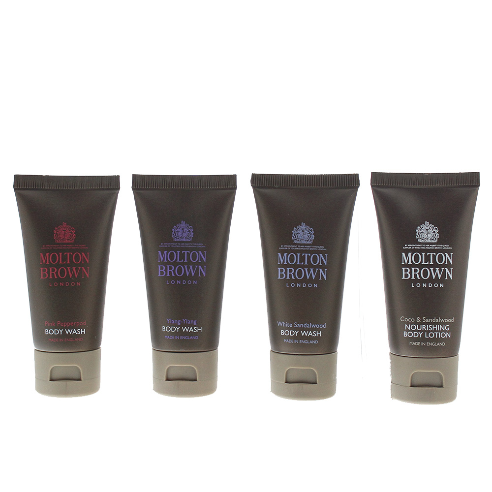 'Coco Sandalwood + Ylang Ylang + Pink Pepperpod' Body Care Set - 4 Pieces