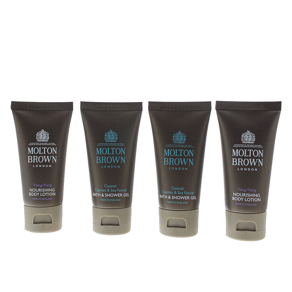 'Coastal Cypress & Sea Fennel + Ylang Ylang' Body Care Set - 4 Pieces