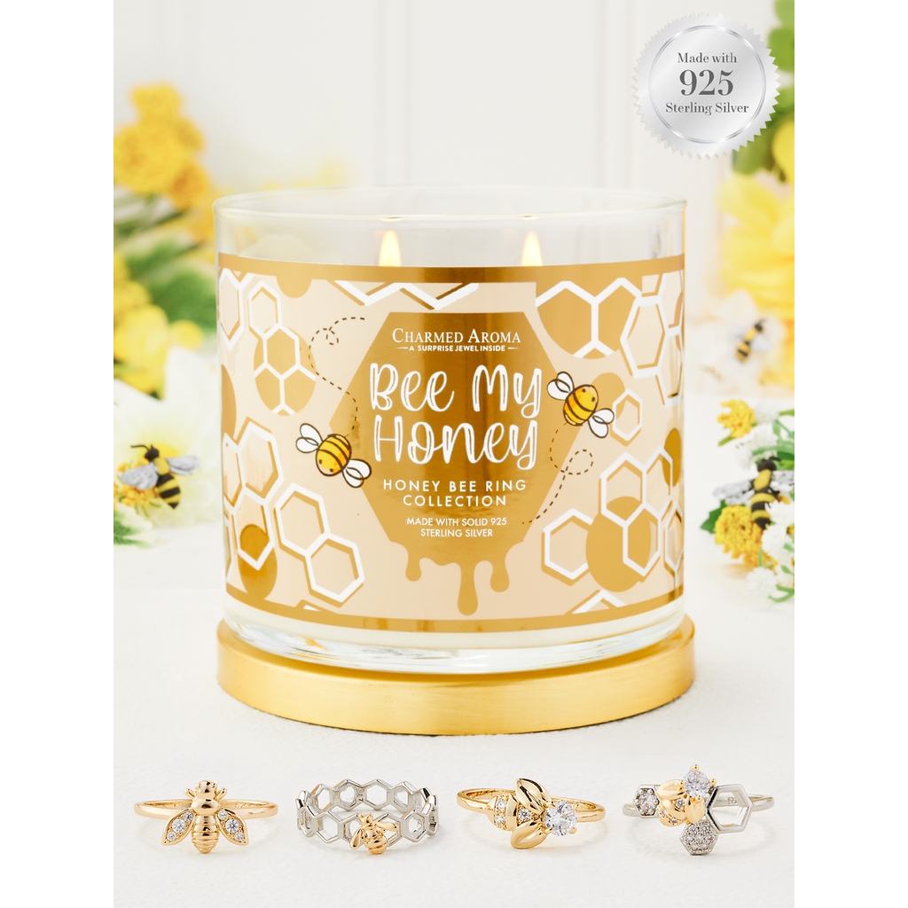 Women's 'Bee My Honey' Candle Set - 350 g