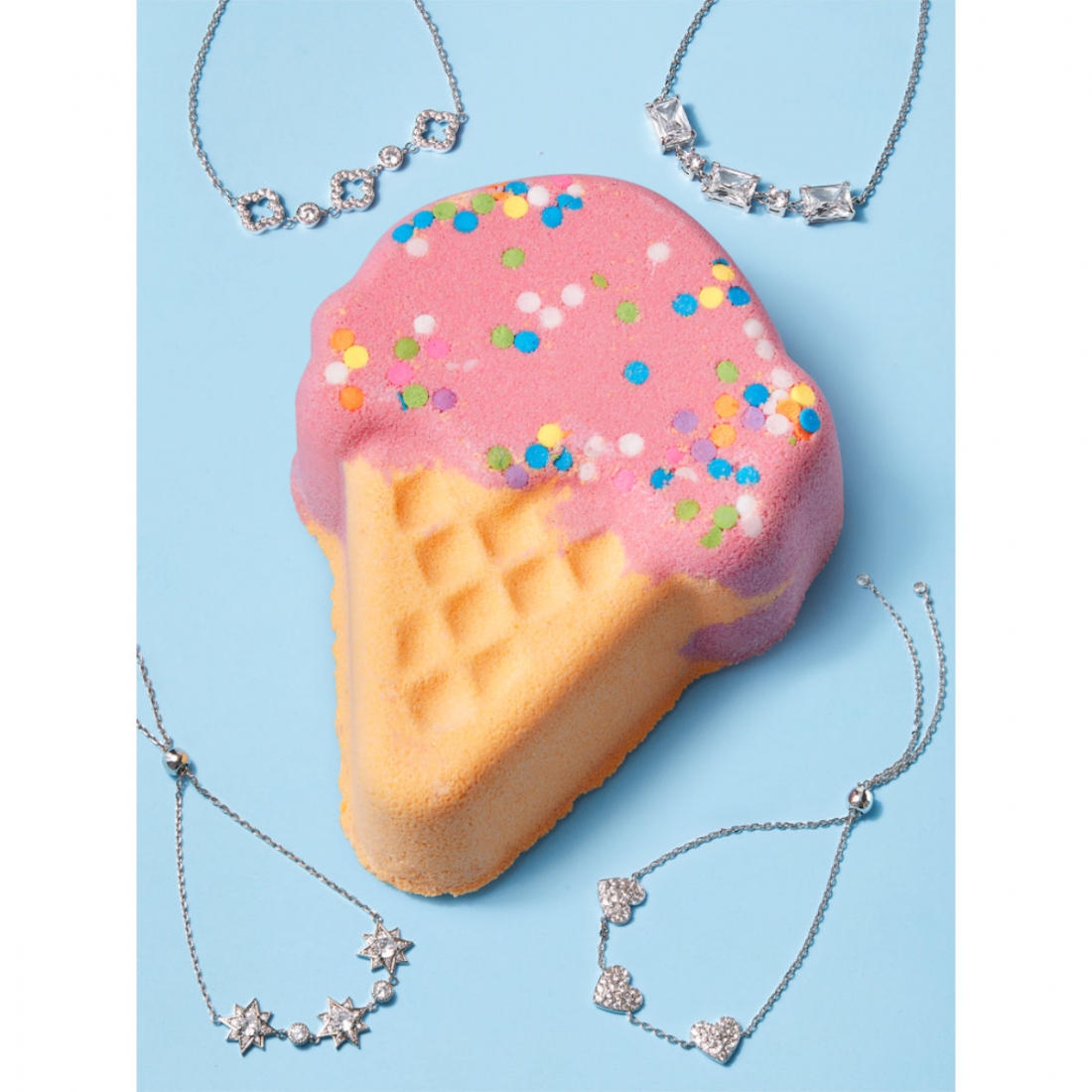 Women's 'Ice Cream' Bath Bomb Set - 220 g