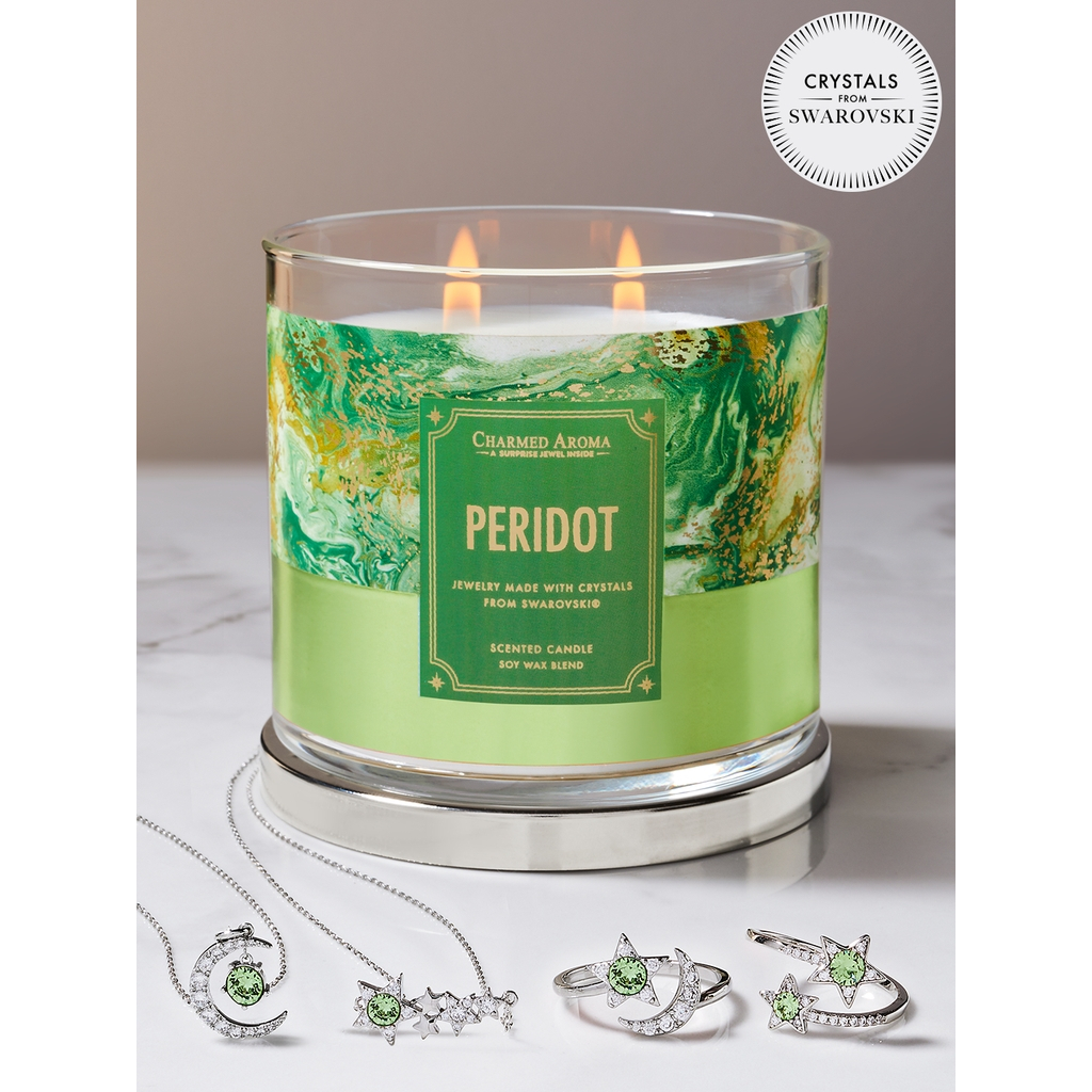 Women's 'Peridot' Candle Set - 350 g