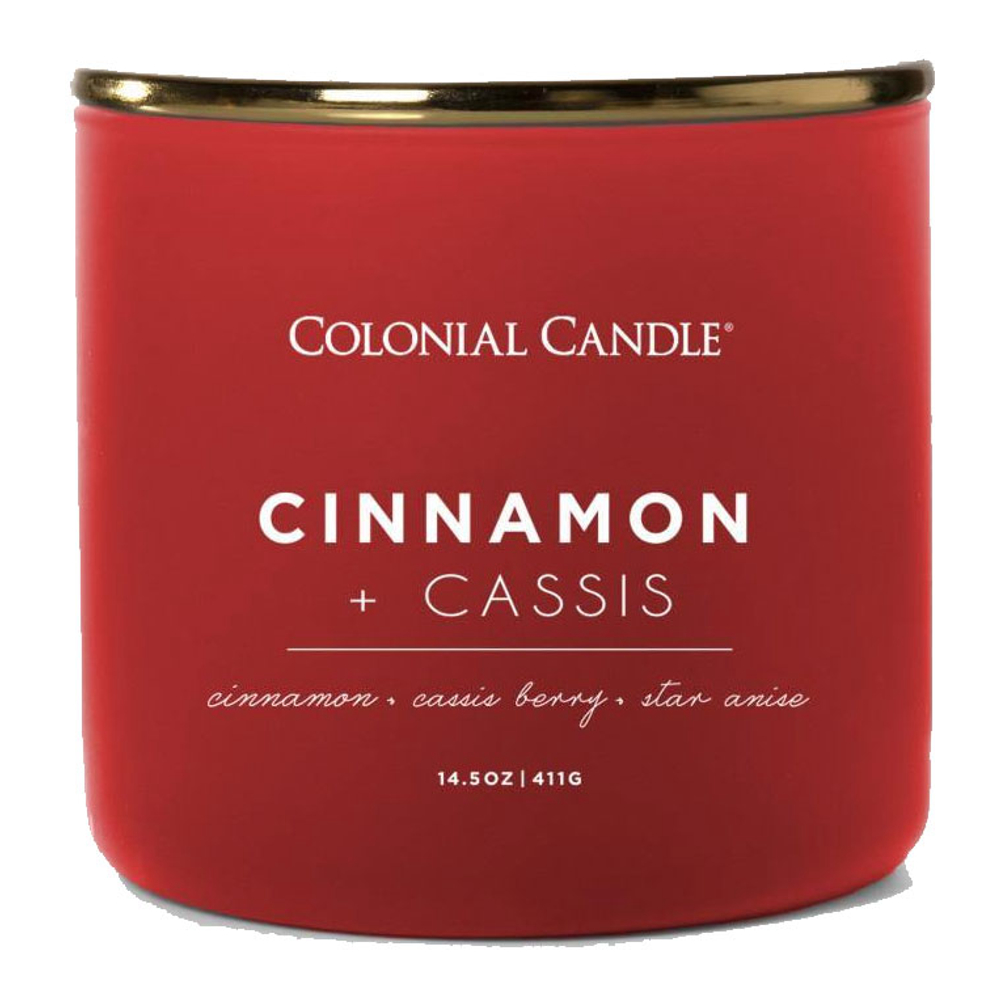 'Cinnamon & Cassis' Scented Candle - 411 g