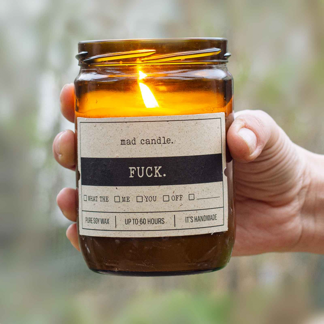 'Fuck' Scented Candle - 360 g
