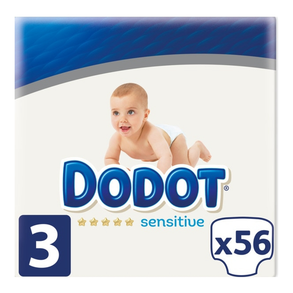 'Sensitive T3' Diapers - 56 Pieces