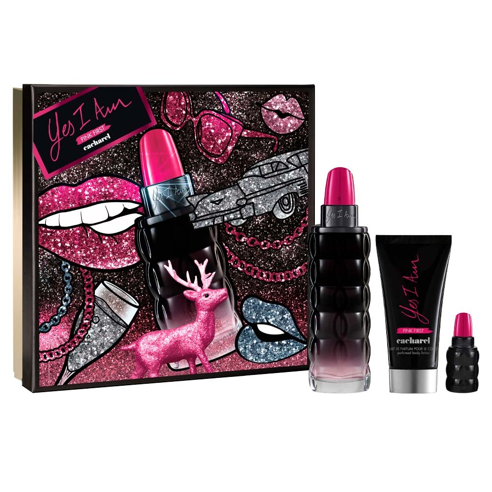 'Yes I Am Pink First' Perfume Set - 3 Pieces