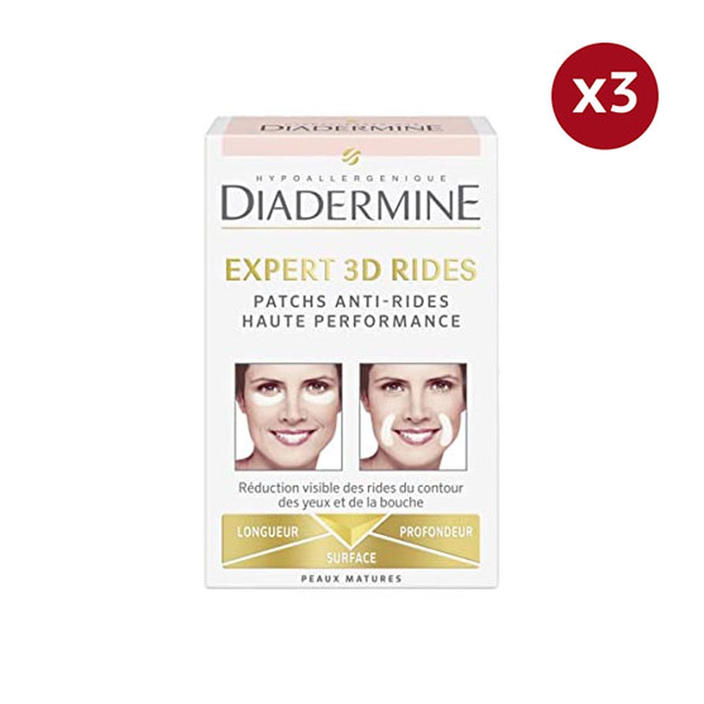 'Expert 3D Rides' Face Patches - 12 Pieces, 3 Pack
