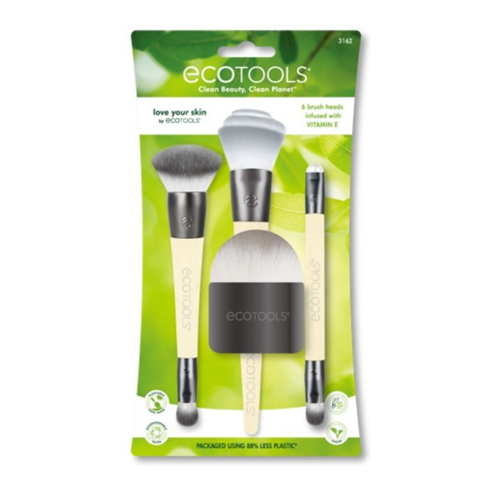'Love Your Skin' Make-up Brush Set - 6 Pieces