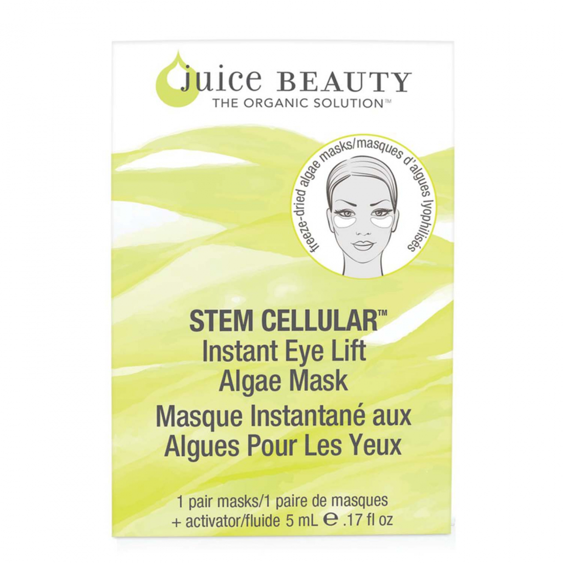 'Stem Cellular Algae' Eye mask - 1 Pair