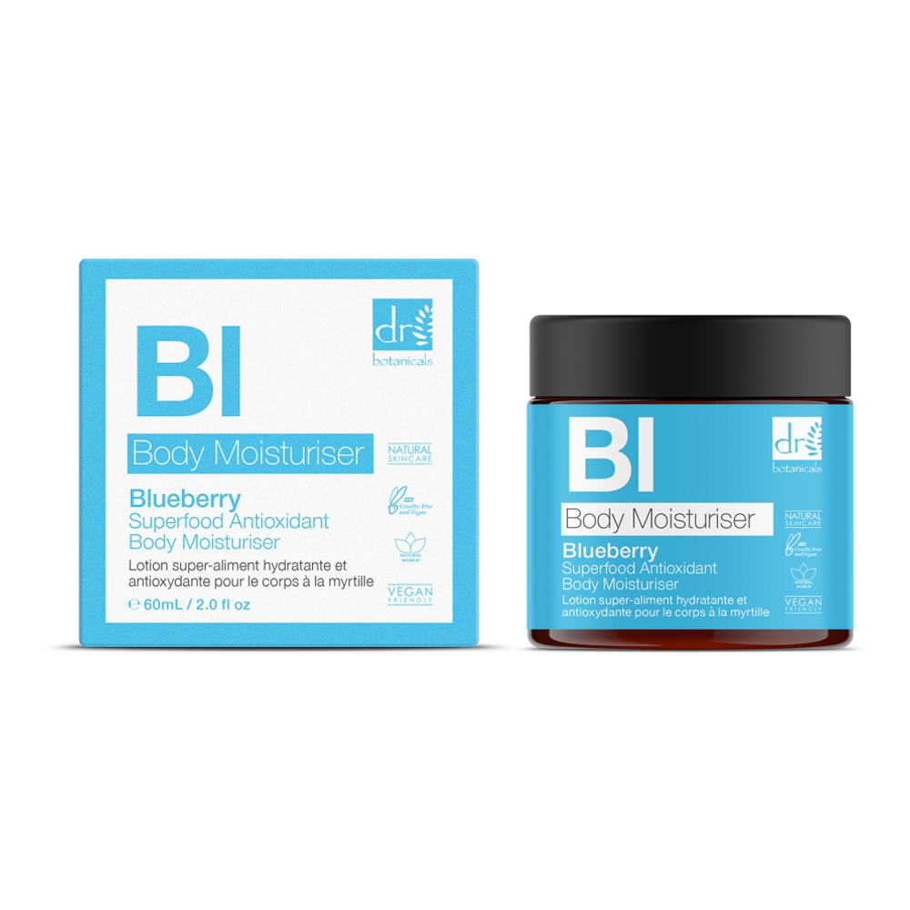 'Blueberry Superfood Antioxidant' Body Cream - 60 ml
