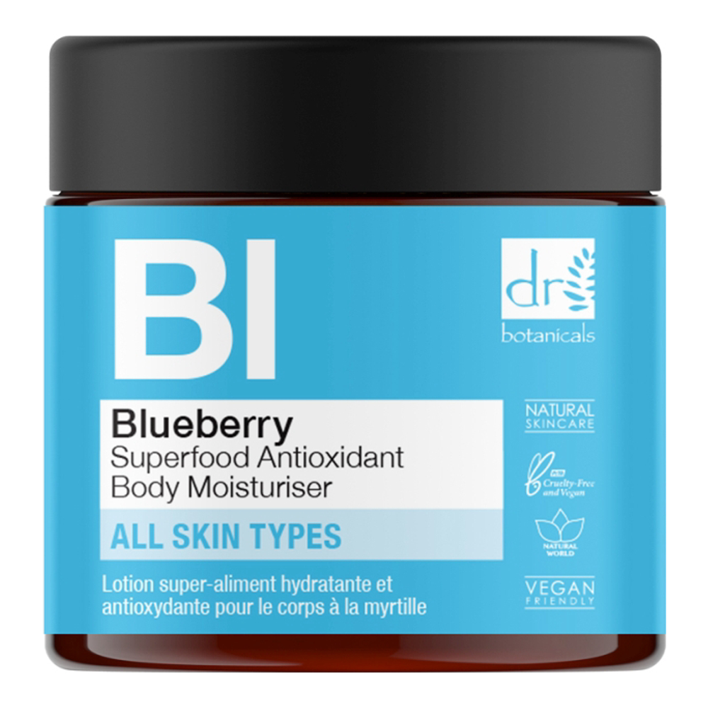 'Blueberry Superfood Antioxidant' Body Cream - 60 ml