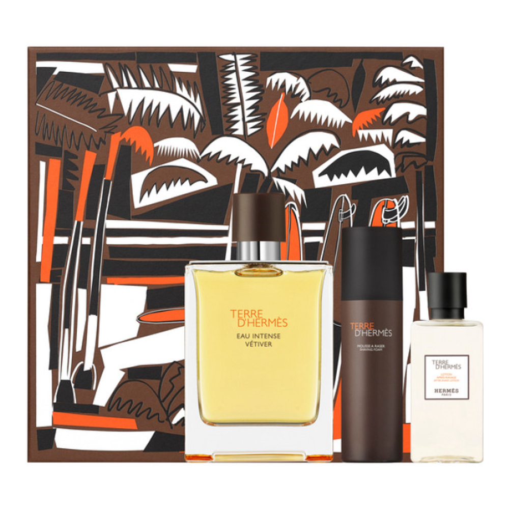 Coffret de parfum 'Terre d'Hermès Eau Intense Vetiver' - 3 Pièces