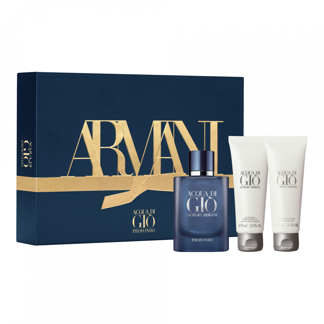 Coffret de parfum 'Acqua di Gió Profondo' - 3 Pièces