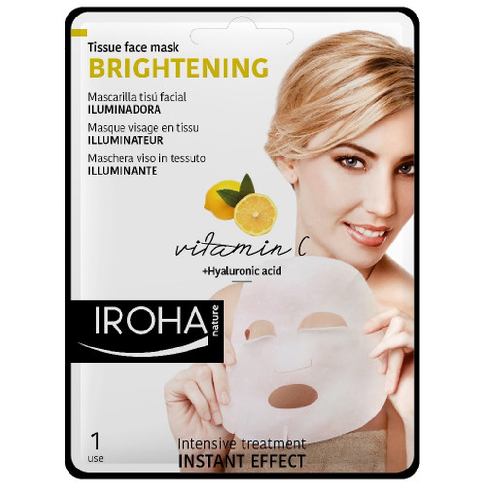 'Brightening Vitamin C + HA' Face Tissue Mask - 20 ml